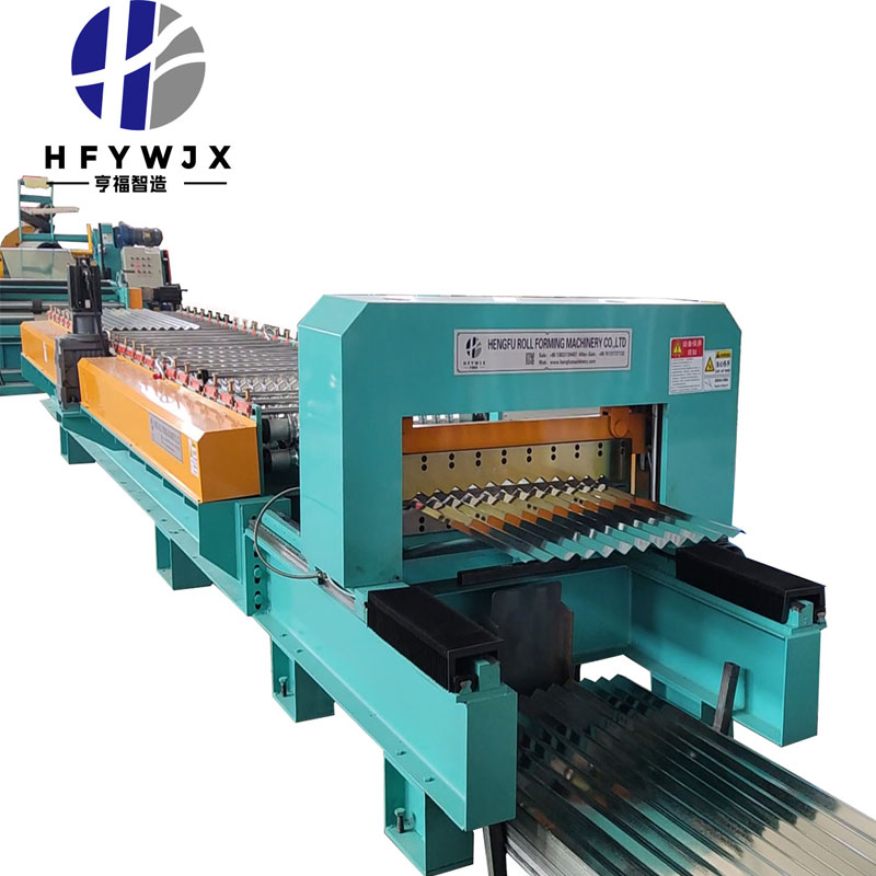 Non-stop shearing Corrugated Roofing Sheet Machine
